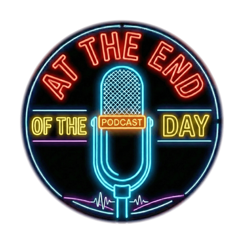 At The End of The Day neon sign logo