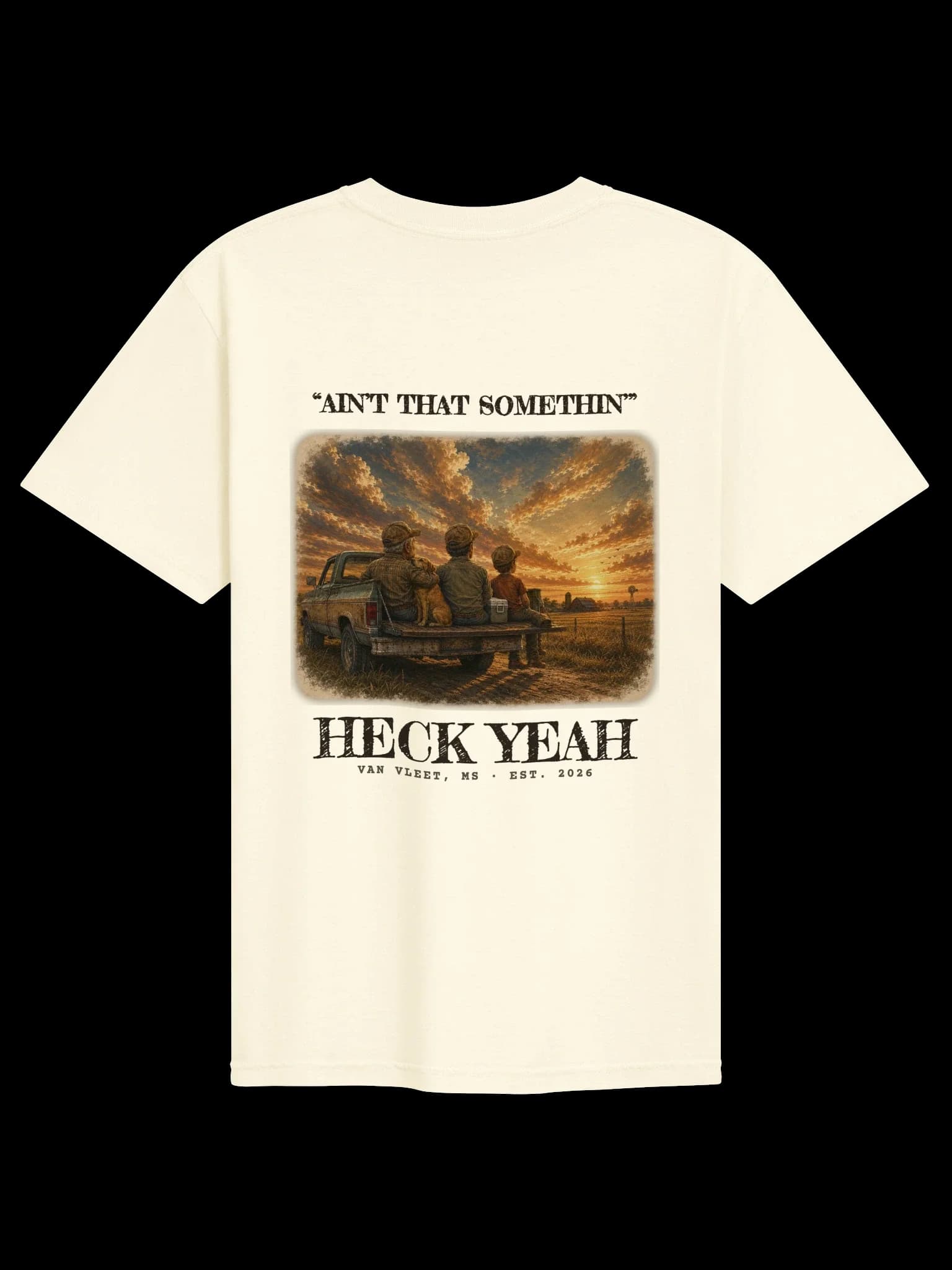 Ain't That Somethin' Tee — Ivory back