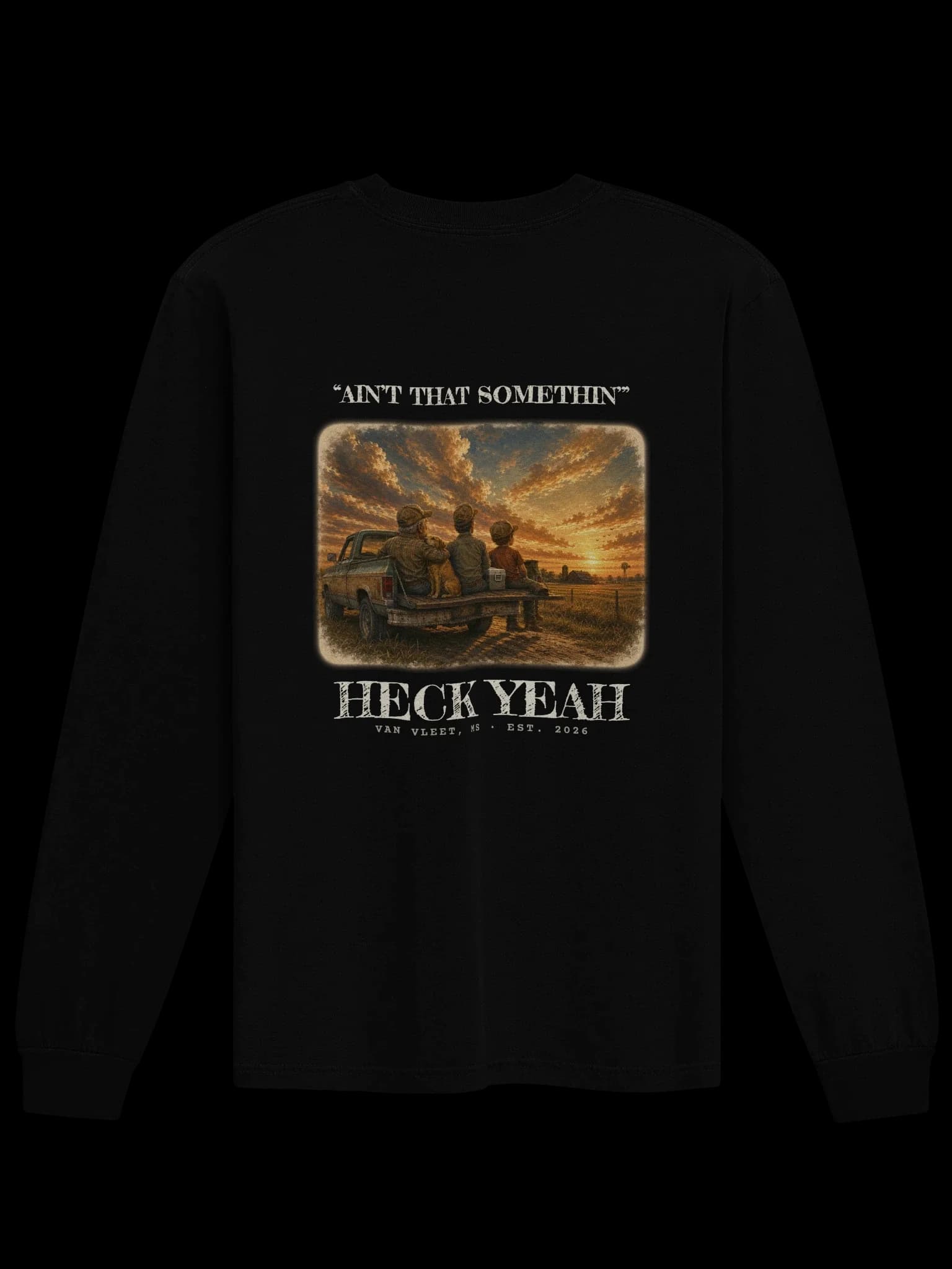 Ain't That Somethin' Long Sleeve — Black back