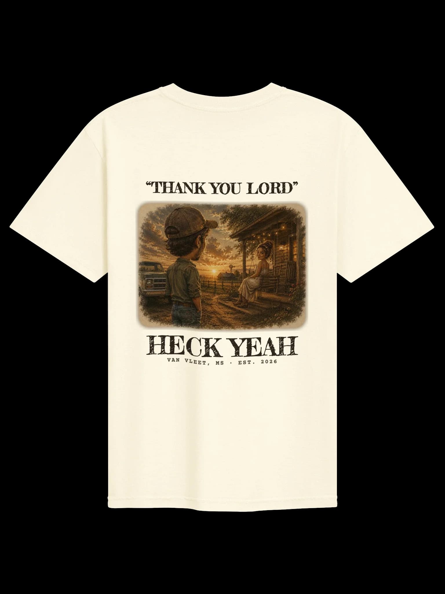 Thank You Lord Tee — Ivory back